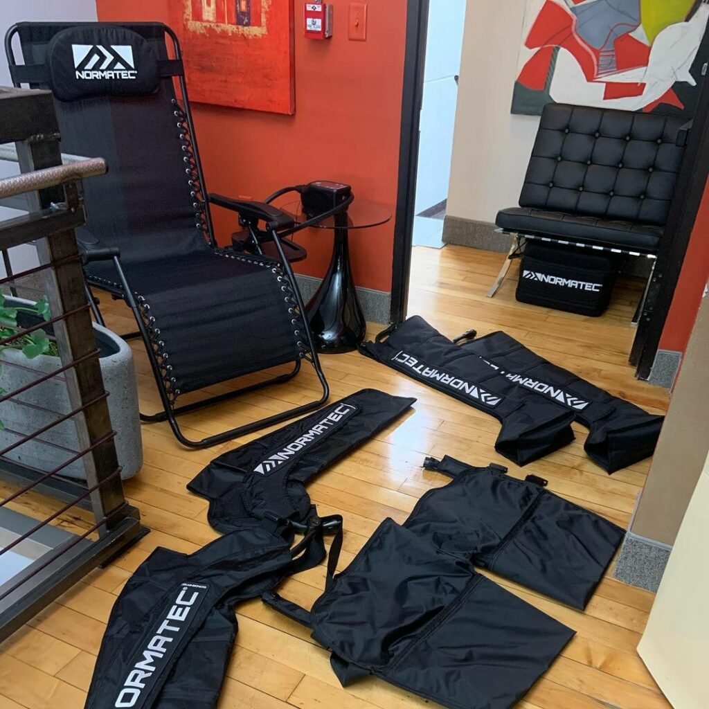 Normatec Massage Therapy at Body Blocks Fitness Buffalo NY